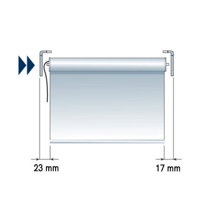 TENDA A RULLO, MOTORE A BATTERIA, ENERGY 736-OSCURANTE TR