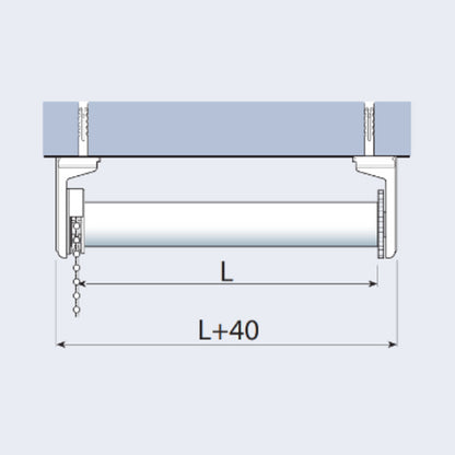 TENDA A RULLO AZIONAMENTO COMBINATO, PLUS 2029-SCREEN P45