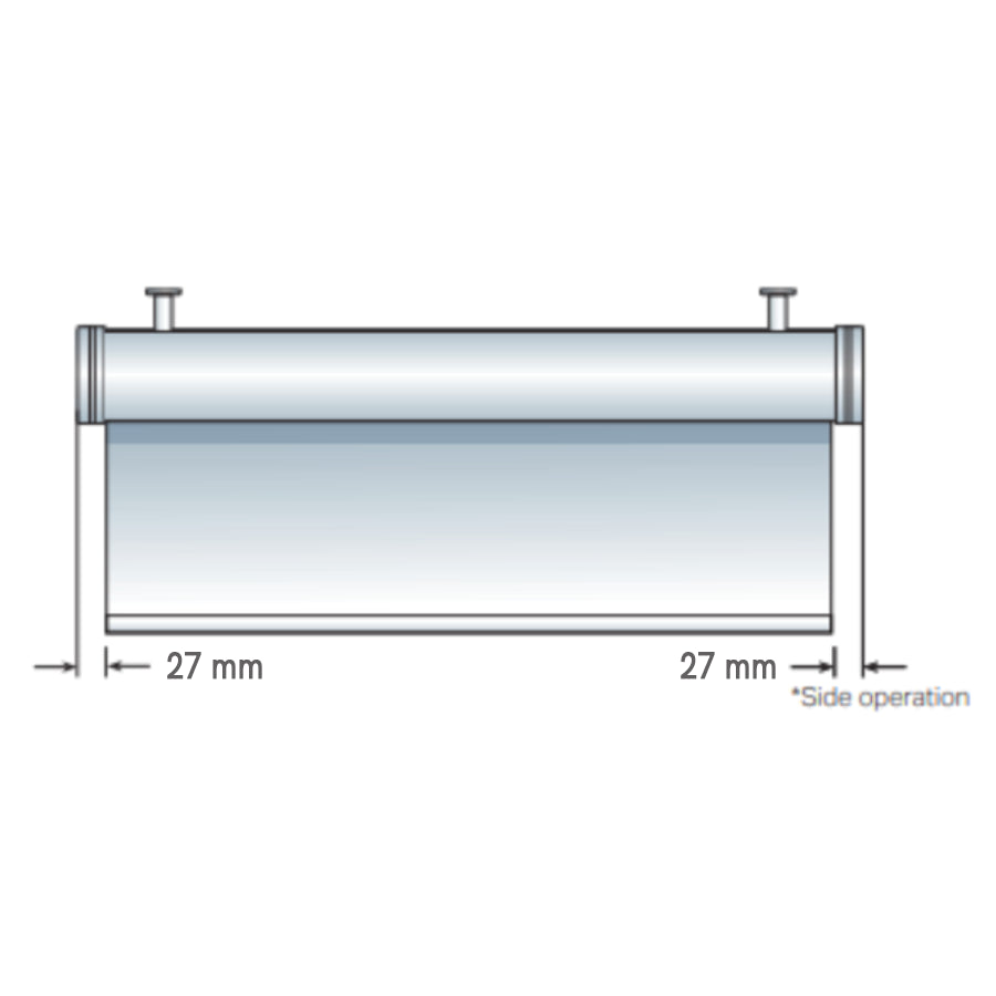 TENDA DECORATIVA CON CASSONETTO TONDO,  ROLLBOX 175-FLORA