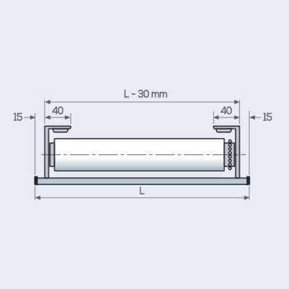 TENDA A RULLO ELETTRICA, MANTOVANA IN ALLUMINIO,  ENERGY 736 - ECLISSE S3-GAIA