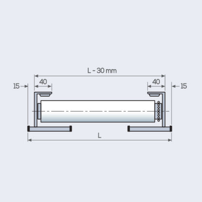 TENDA A RULLO AZIONAMENTO COMBINATO, ANGOLARE DECORATIVO, PLUS 2029 - ECLISSE S2-SCREEN P45